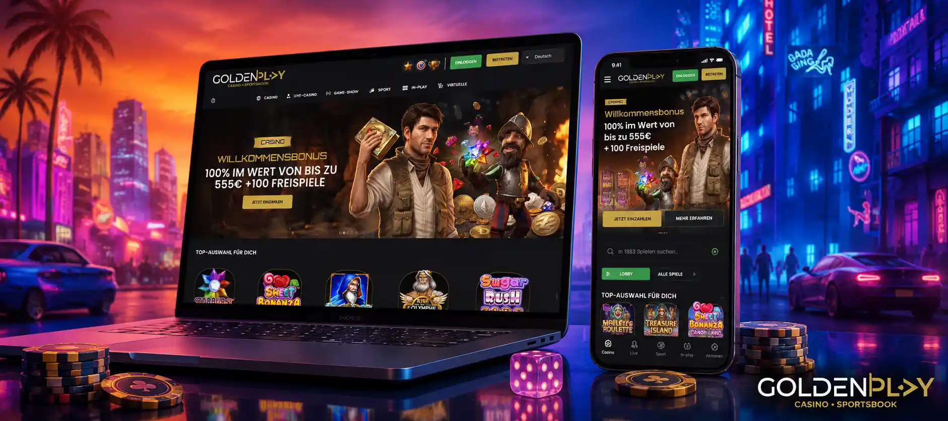 Wöchentliche Aktionen bei Golden Play